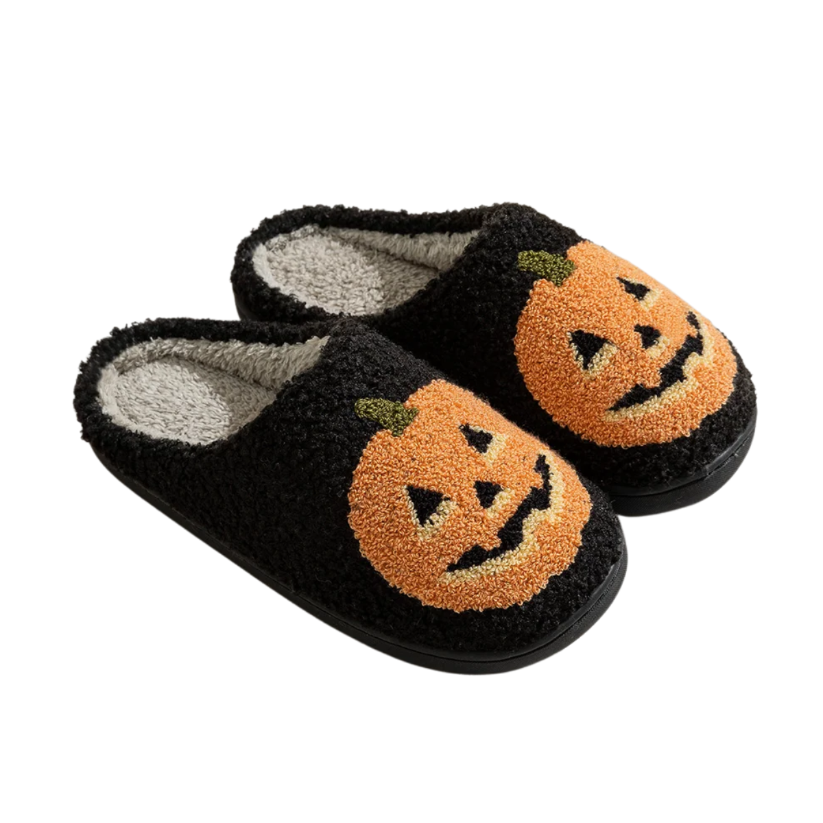 SLIPPERS SMILE PUMPKIN