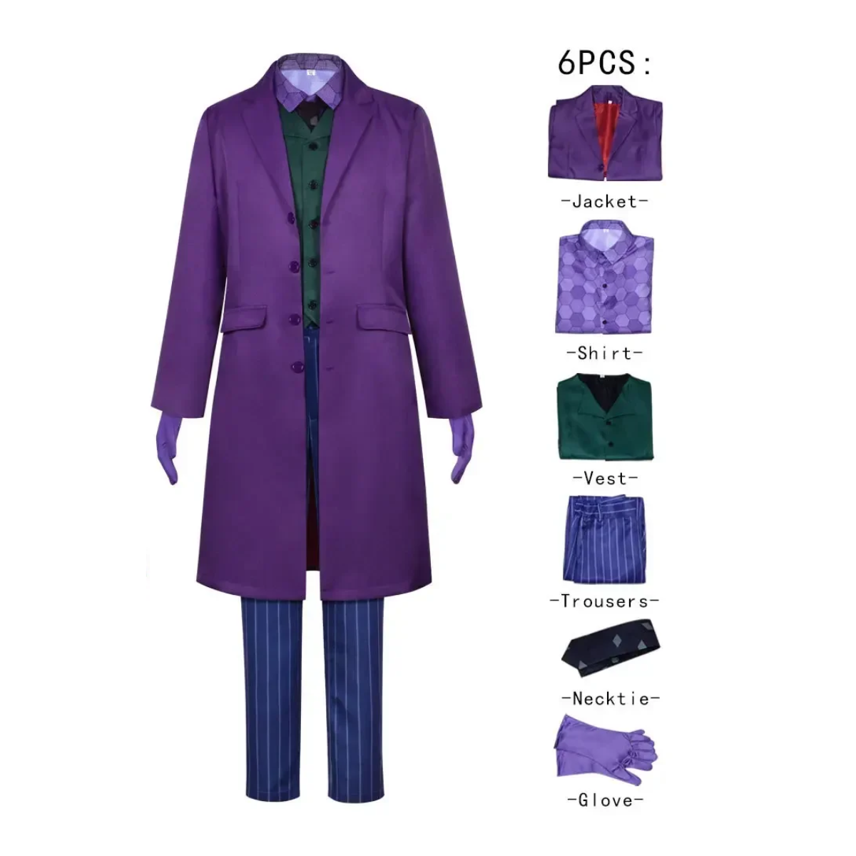 JOKER DARK KNIGHT COSTUME