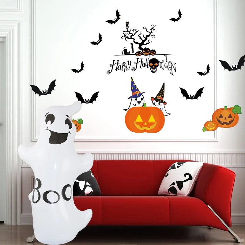 STANDING INFLATABLE PUMPKIN GHOST