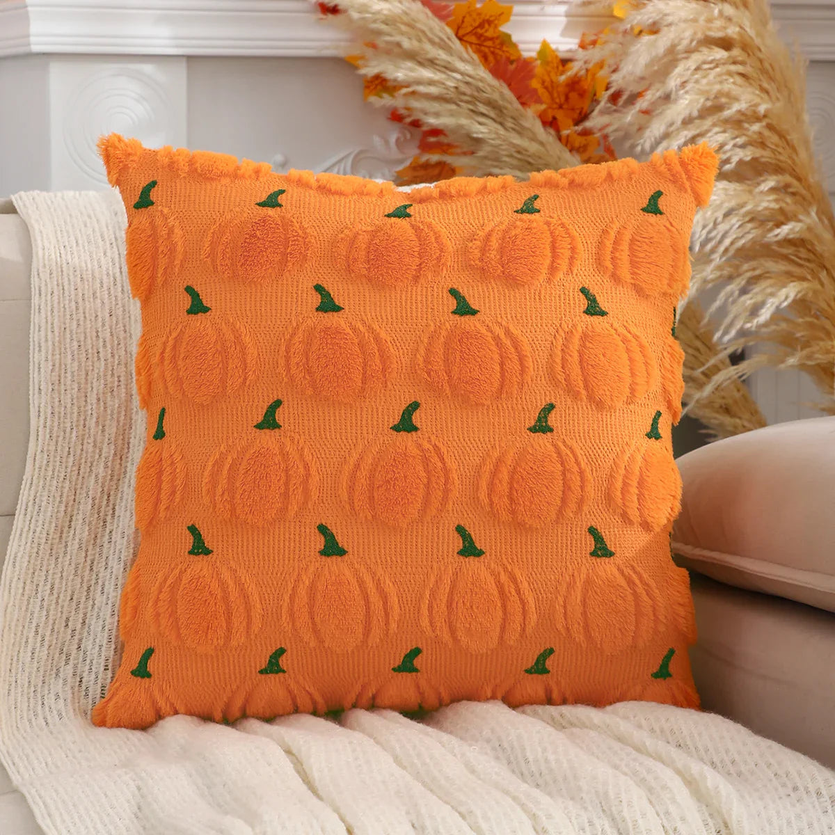 KNIT THROW PILLOW COVERS