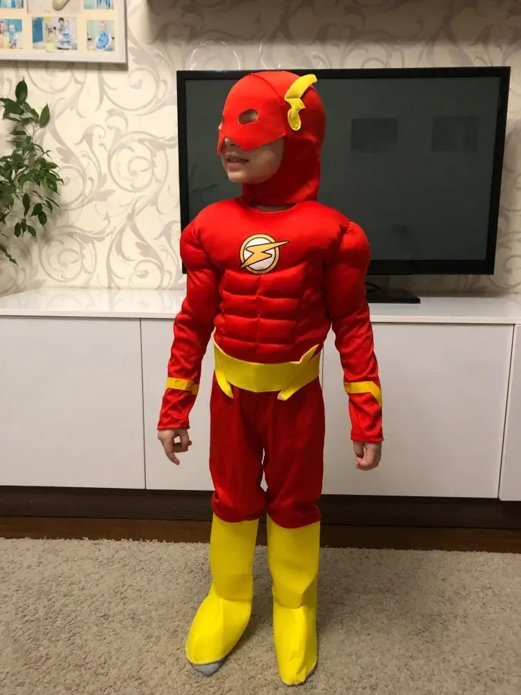 KIDS FLASH MAN COSTUME