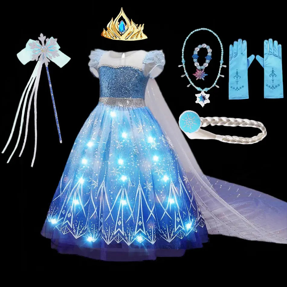 LIGHT UP PRINCESS ELSA COSTUME