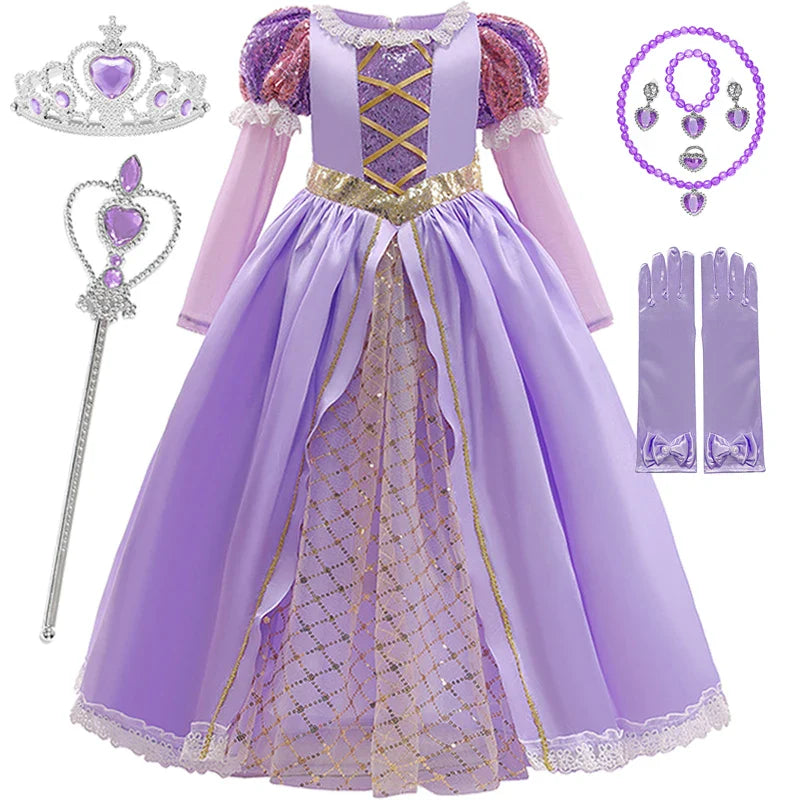PRINCESS DRESS RAPUNZEL COSTUME
