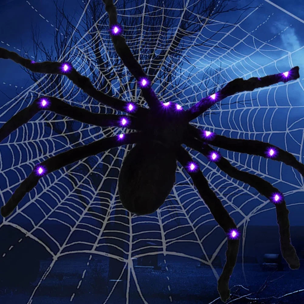 GLOWING LED SPIDER DECOR