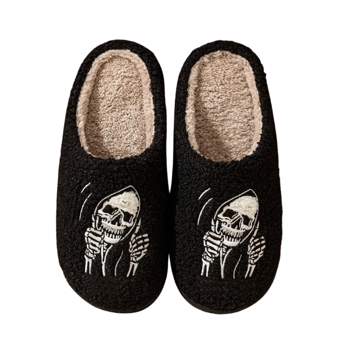 SKULL FACE SLIPPERS