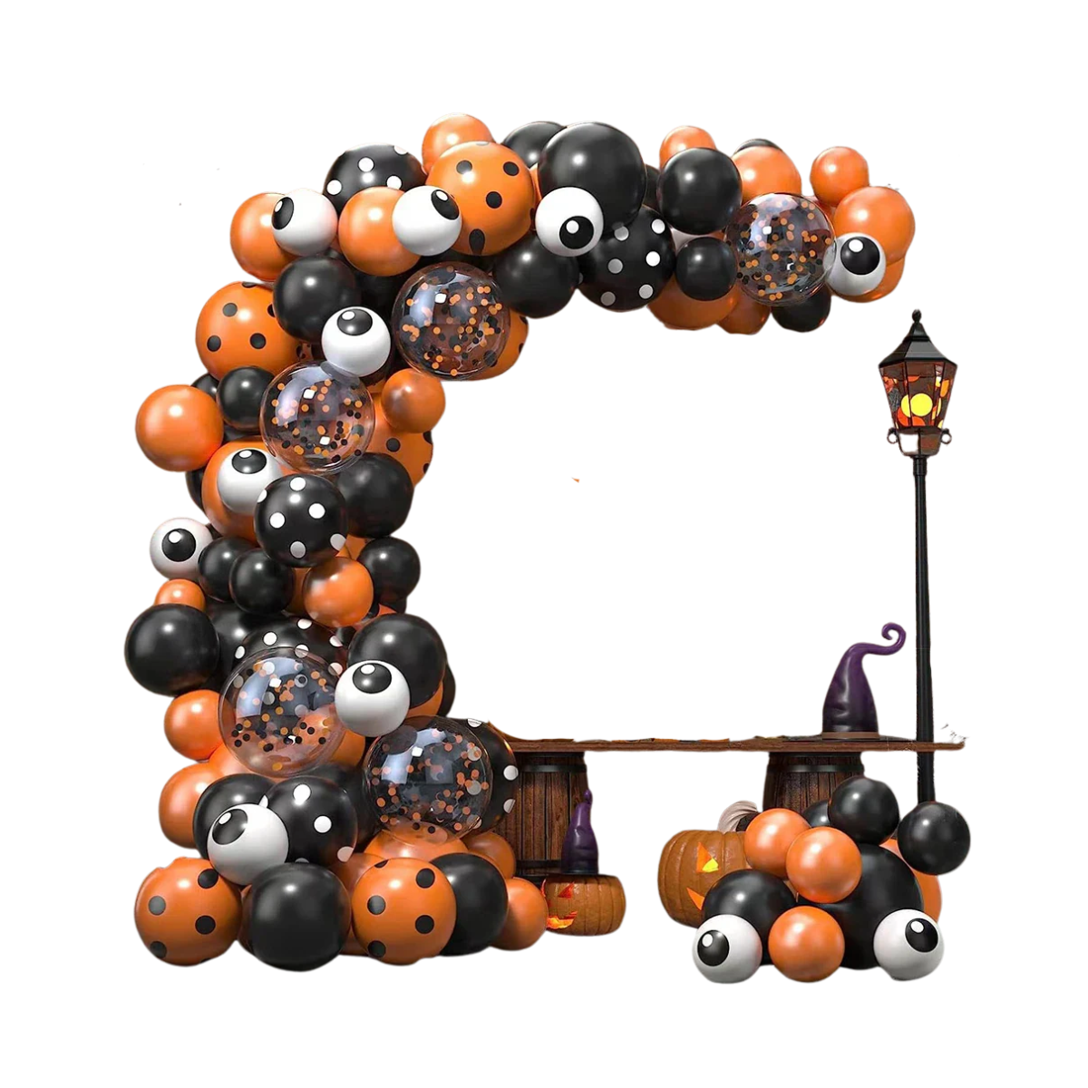 BALLOON ARCH SET HALLOWEEN DECOR