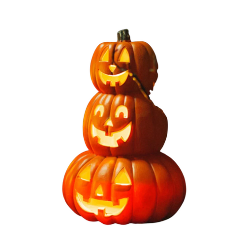 PUMPKIN LED LAMP LANTERN DECOR D