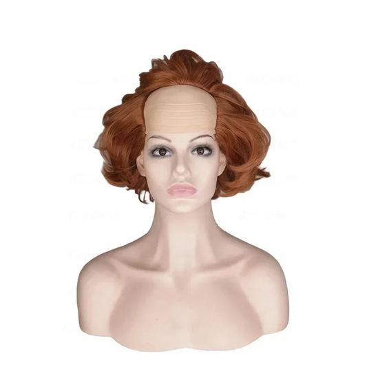 CURLY BALD CLOWN COSTUME WIG