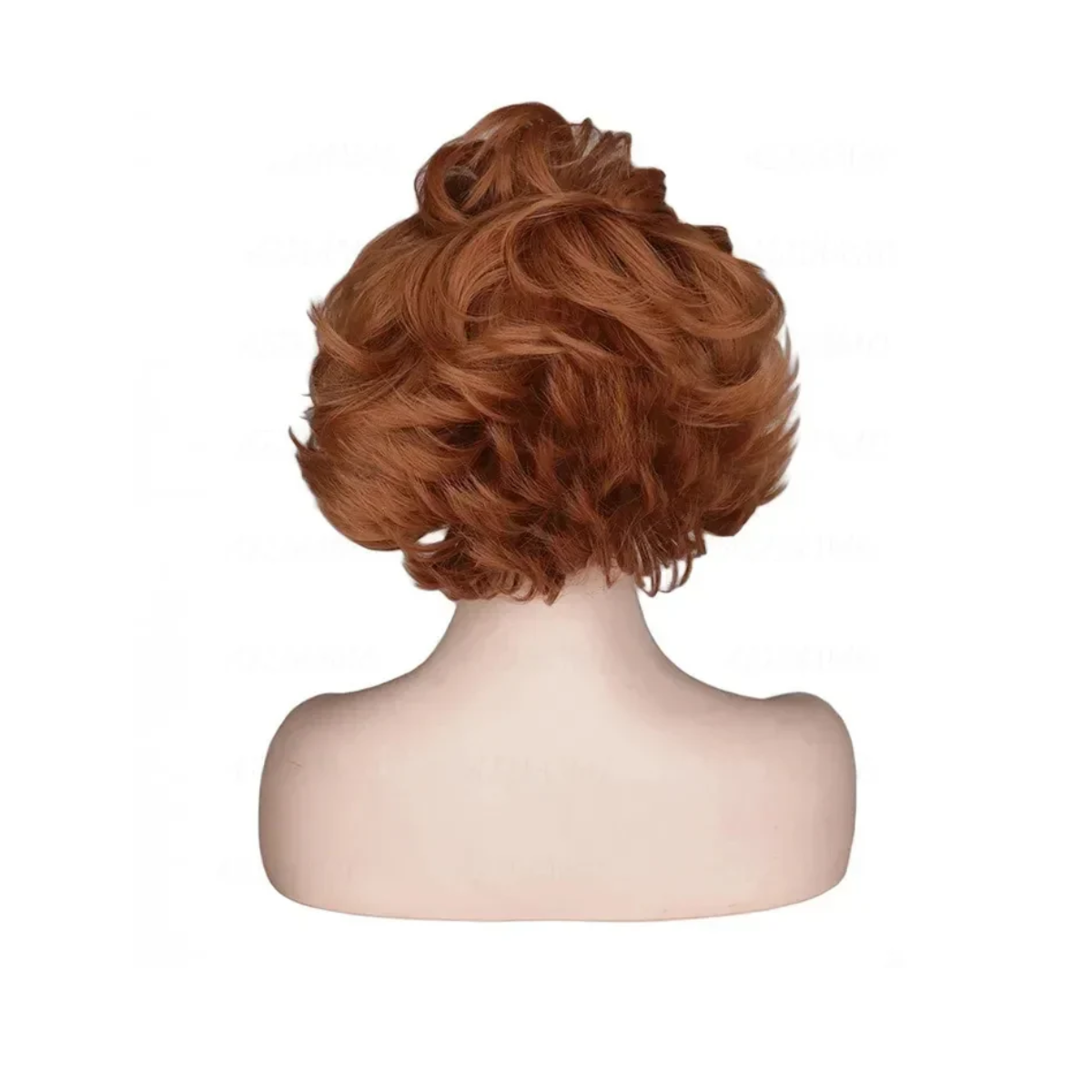 CURLY BALD CLOWN COSTUME WIG