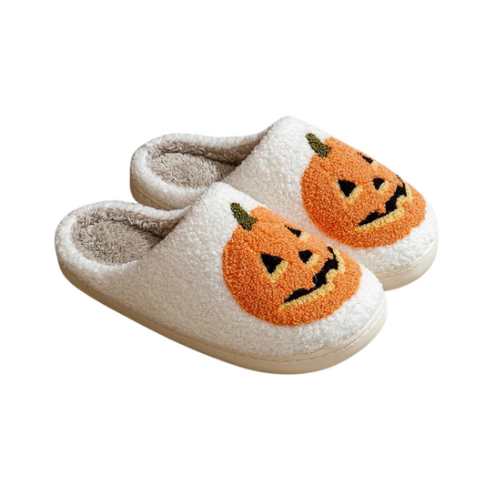 SLIPPERS SMILE PUMPKIN