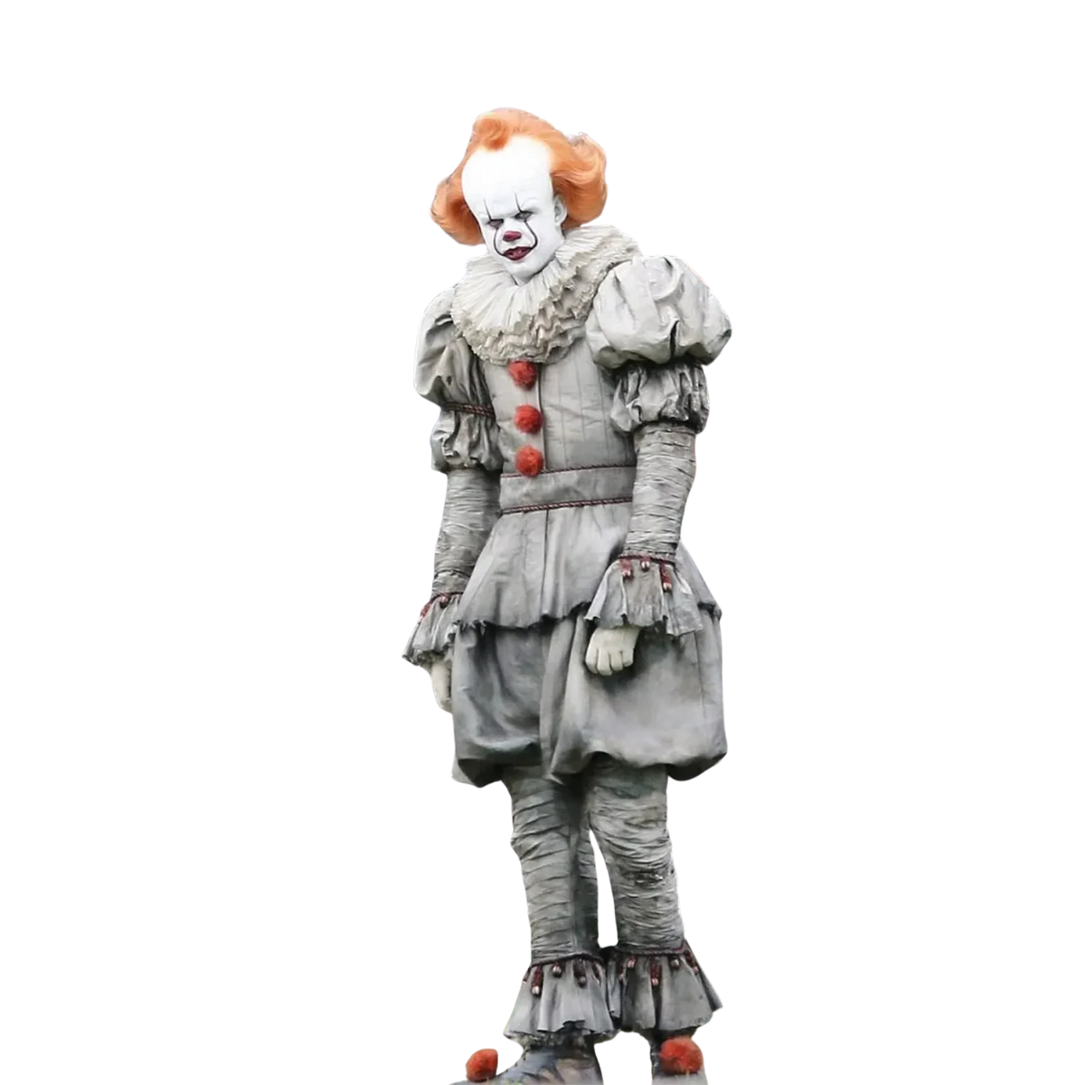 CURLY BALD CLOWN COSTUME WIG