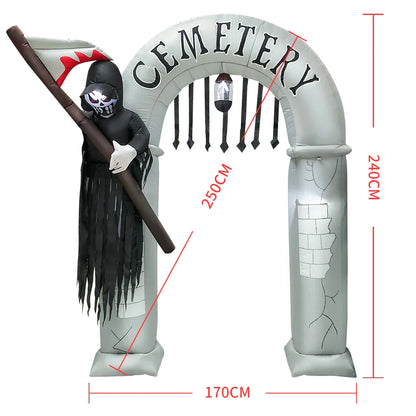 INFLATABLE OUTDOOR DECOR CEMETERY