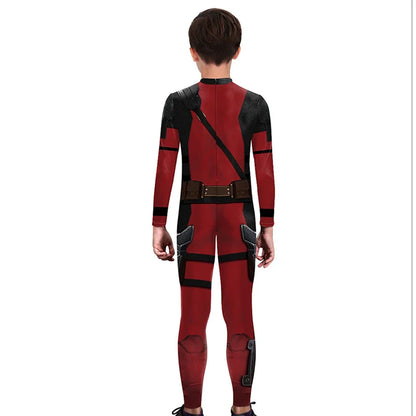 KIDS DEADPOOL JUMPSUIT COSTUME