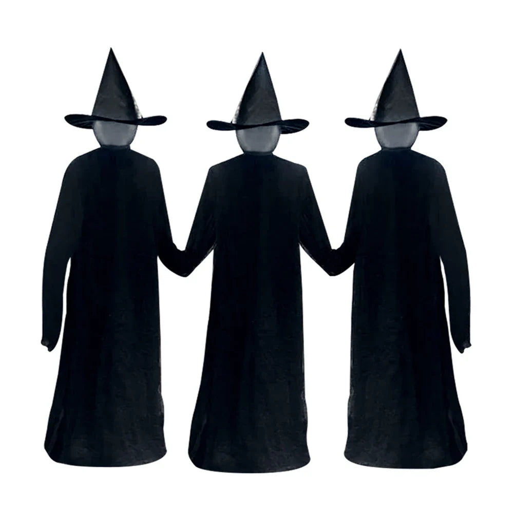 LIGHT UP & SOUND WITCHES DECOR