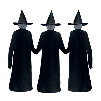 LIGHT UP & SOUND WITCHES DECOR