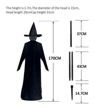 LIGHT UP & SOUND WITCHES DECOR