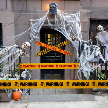 HORROR WARNING TAPE DECOR