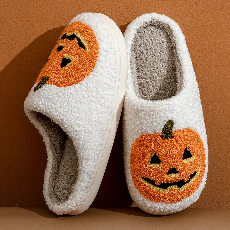 SLIPPERS SMILE PUMPKIN
