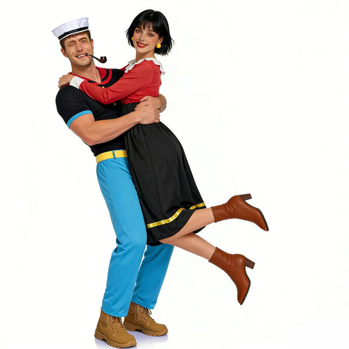 Couple Popeye Olive Oyl Costume