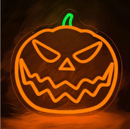 PUMPKIN NEON SIGN DECOR