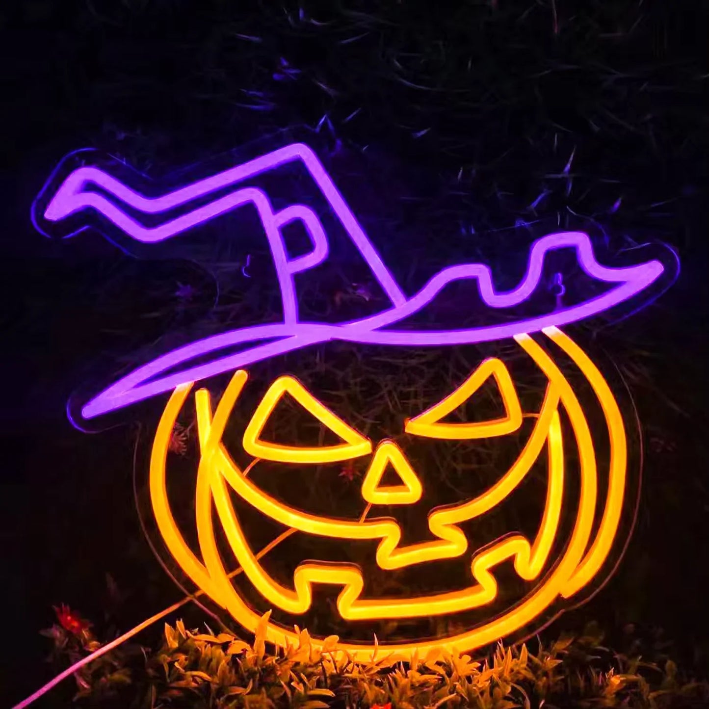 PUMPKIN NEON SIGN DECOR