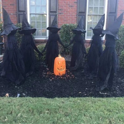 LIGHT UP & SOUND WITCHES DECOR