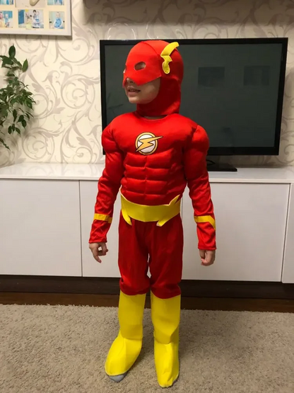 KIDS FLASH MAN COSTUME
