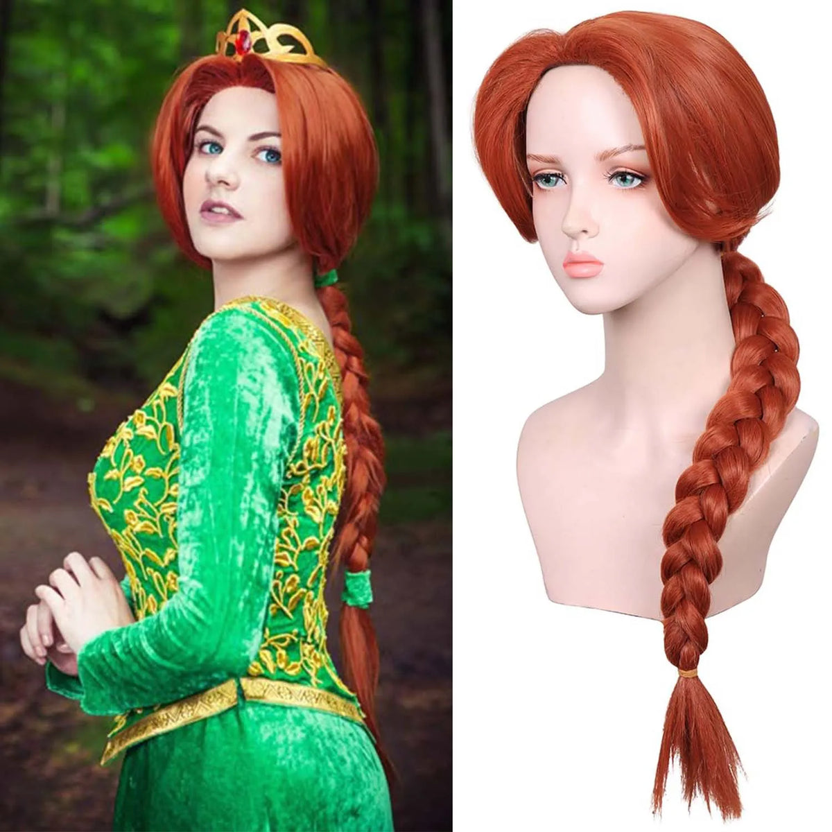 Fiona Princess Wig Costume