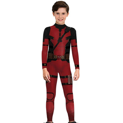 KIDS DEADPOOL JUMPSUIT COSTUME
