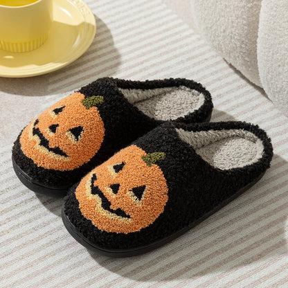SLIPPERS SMILE PUMPKIN