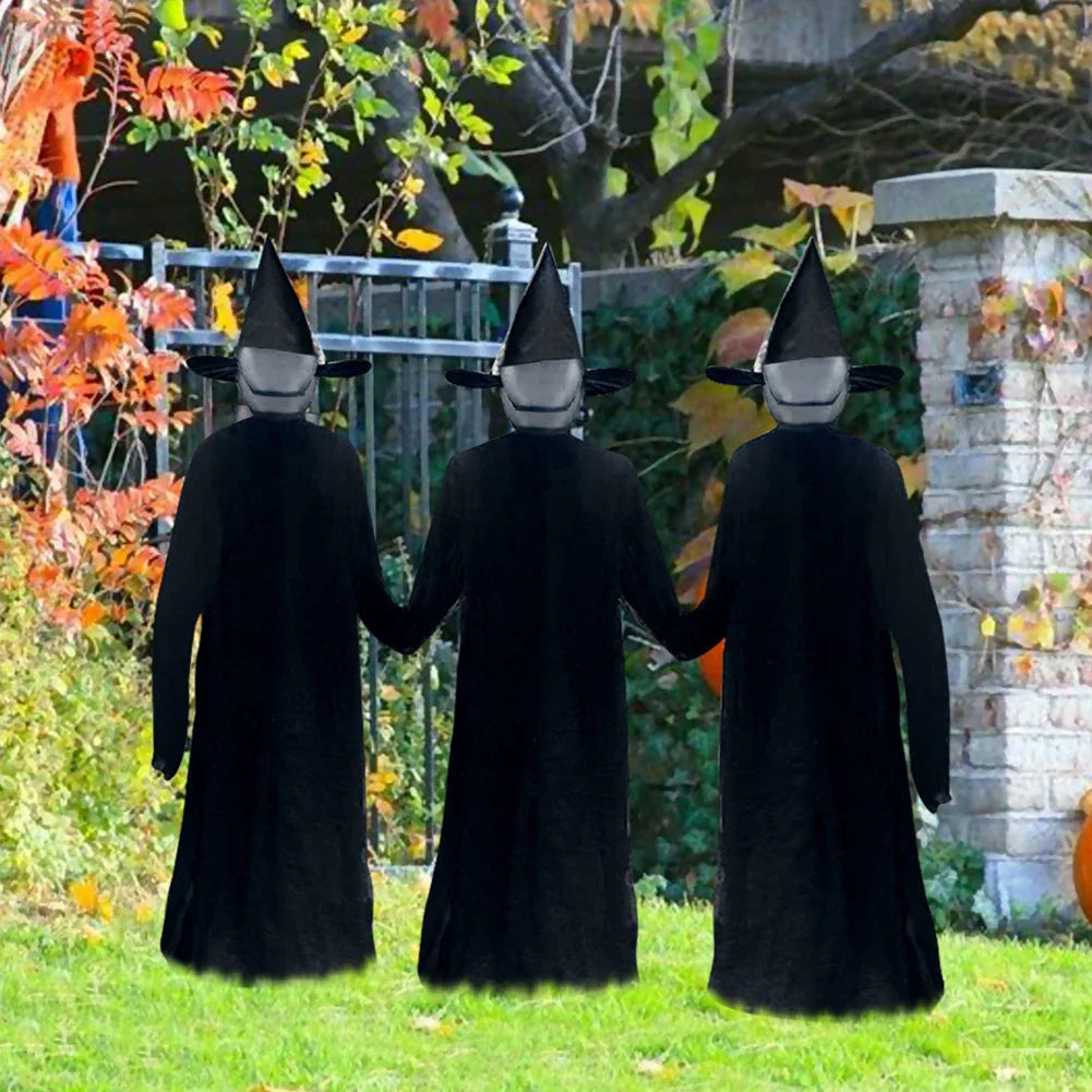 LIGHT UP & SOUND WITCHES DECOR