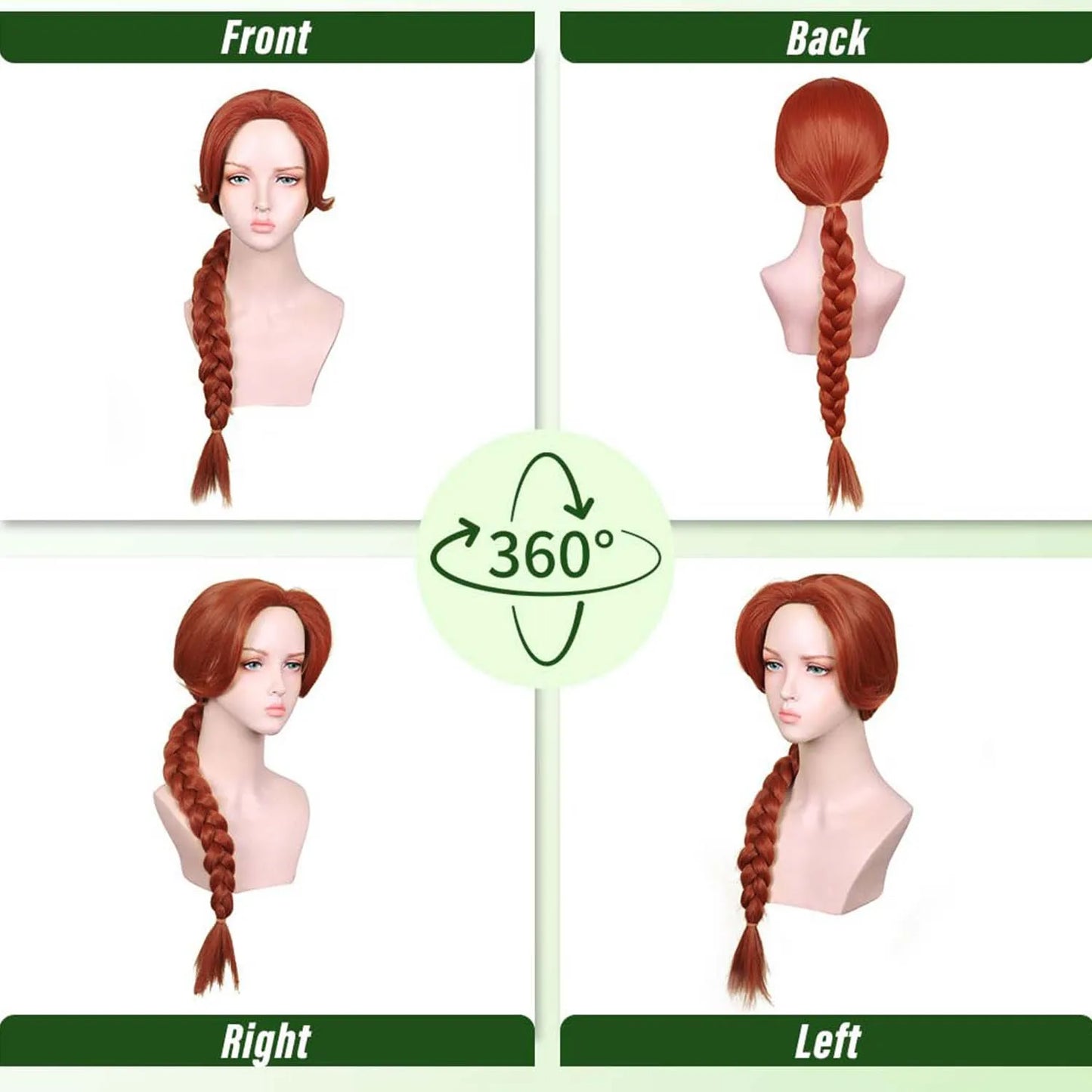 Fiona Princess Wig Costume
