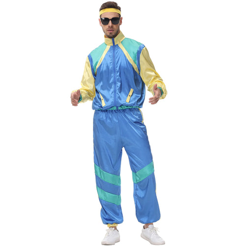 Men Retro Disco Dance Costume