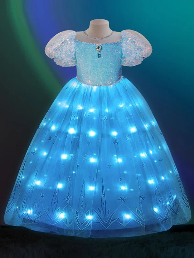 LIGHT UP PRINCESS ELSA COSTUME